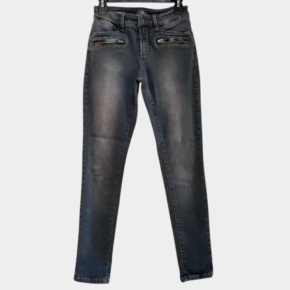 NYJD Alina Denim Leggings in Faded Black Women’s 2